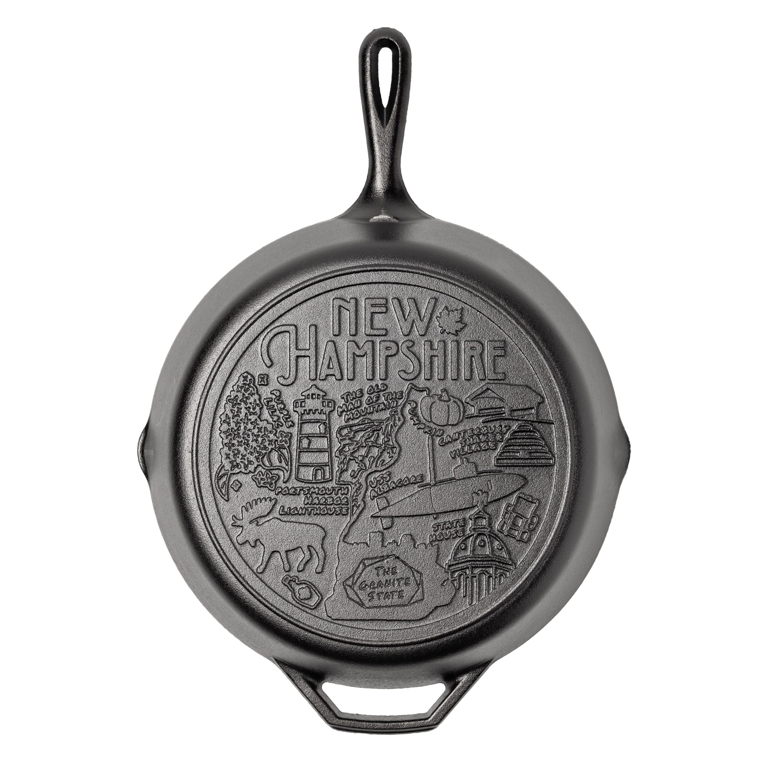 American Road Trip: 12 Inch Seasoned Cast Iron Skillet. New Hampshire - Image 6