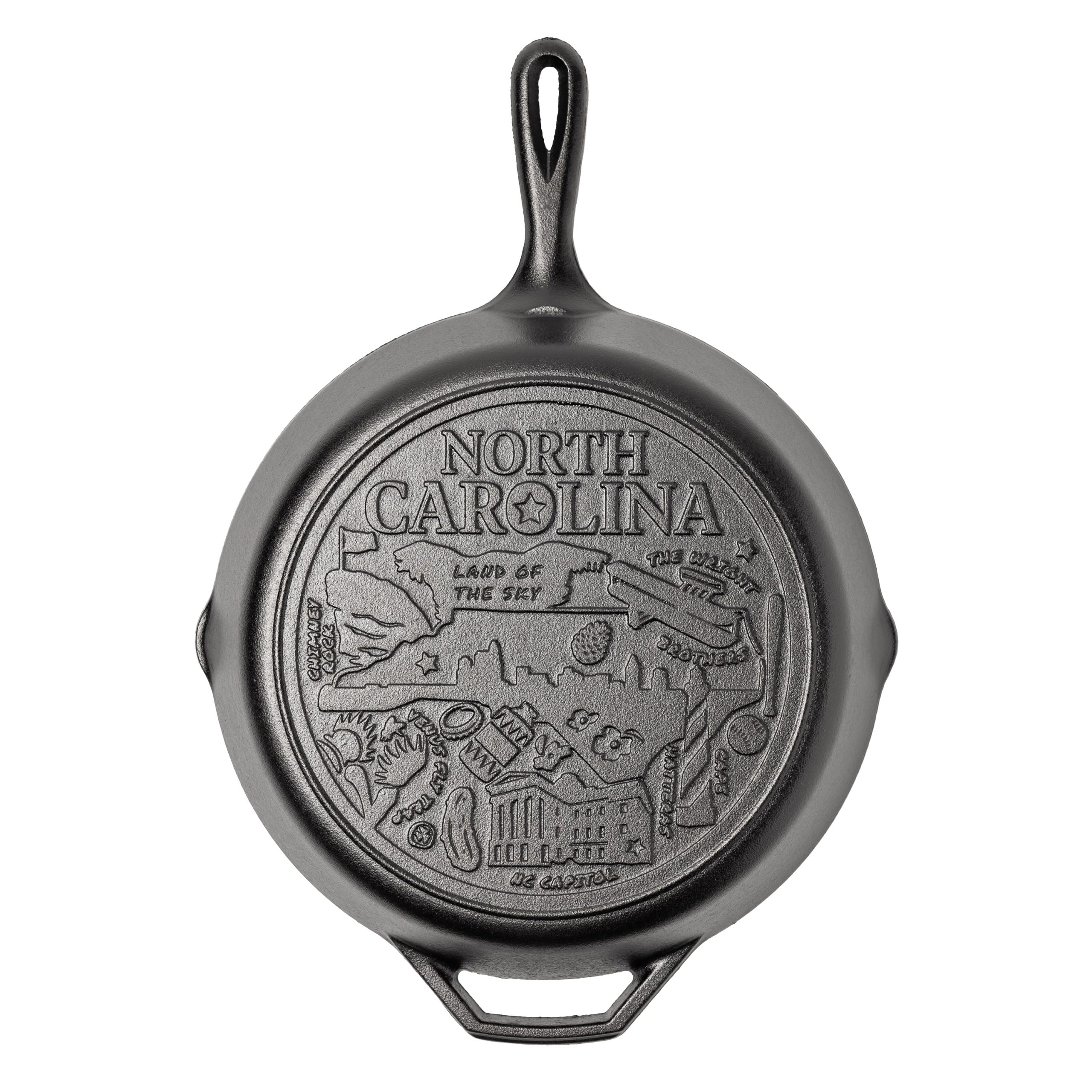 American Road Trip: 12 Inch Seasoned Cast Iron Skillet. North Carolina - Image 6