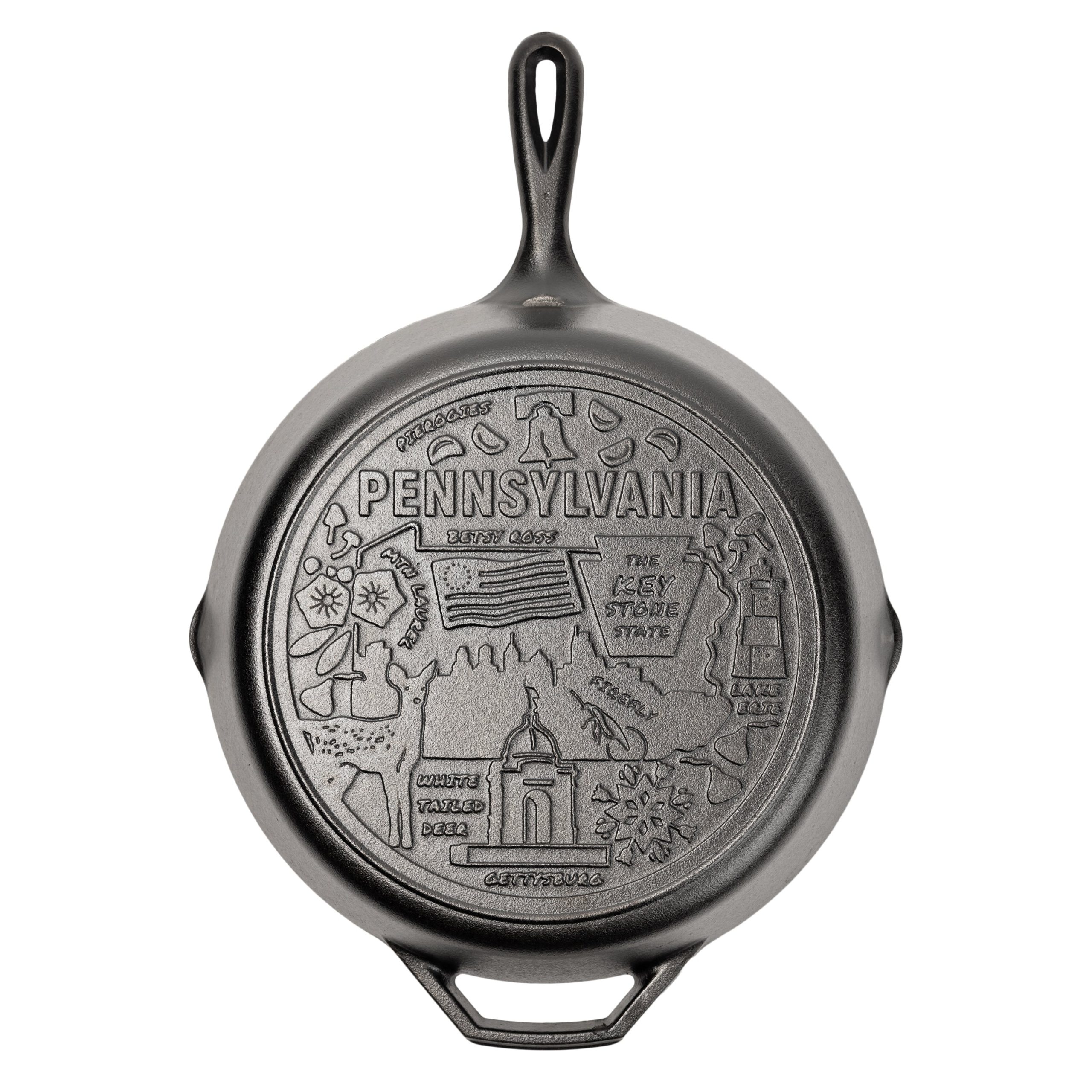 American Road Trip: 12 Inch Seasoned Cast Iron Skillet. Pennsylvania - Image 6