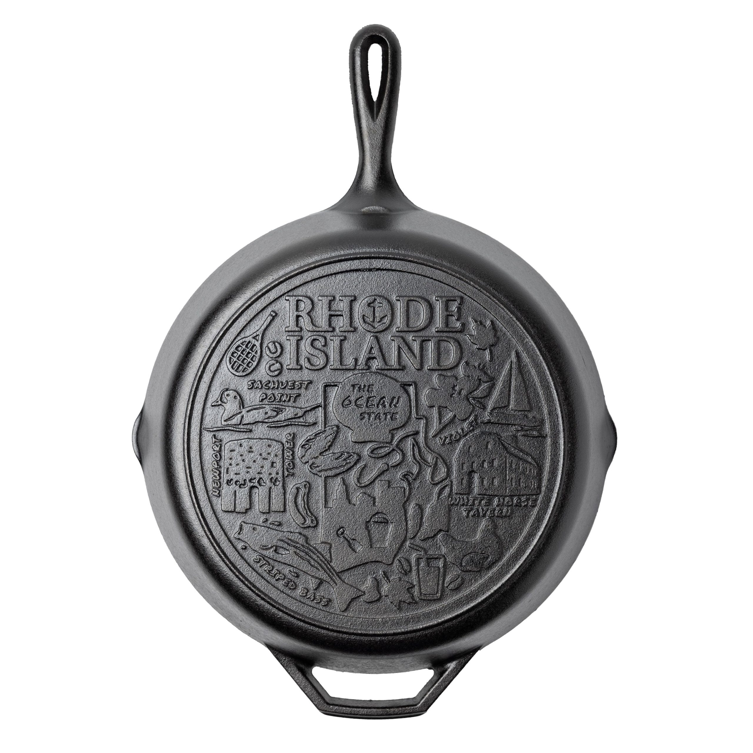 American Road Trip: 12 Inch Seasoned Cast Iron Skillet. Rhode Island - Image 6