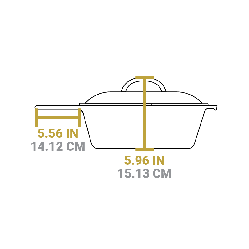 Cast Iron Covered Deep Skillet - Image 14