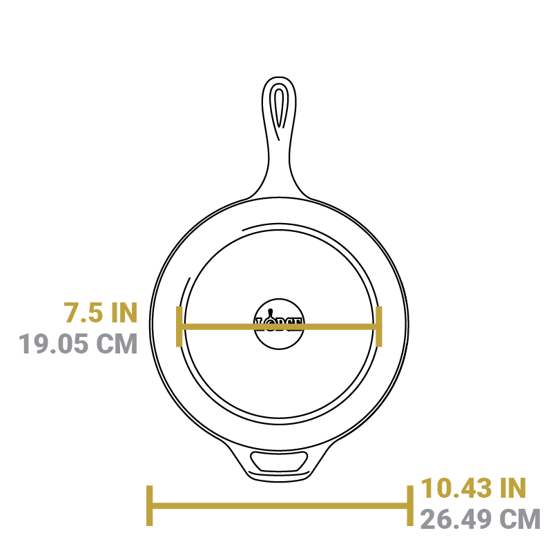 Cast Iron Covered Deep Skillet - Image 4
